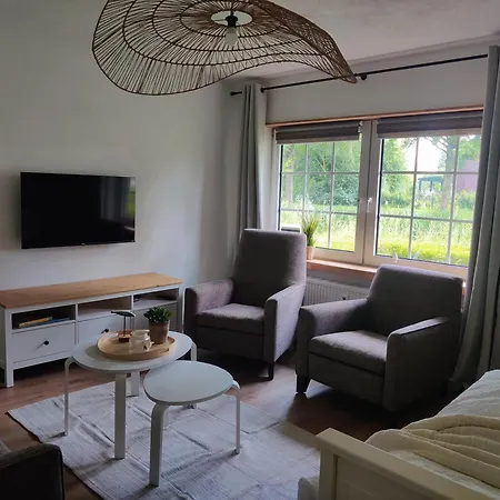 Ferienwohnung Luettje Freeitied Moormerland Exterior foto